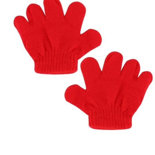 Knit Gloves For Toddlers Age Of 1 To 3 (12 Pc)