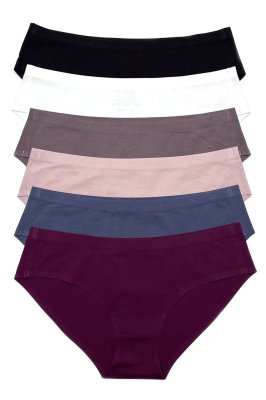 ILYS Cotton Laser Cut Bikini IP5309 Asst (12 Pc)